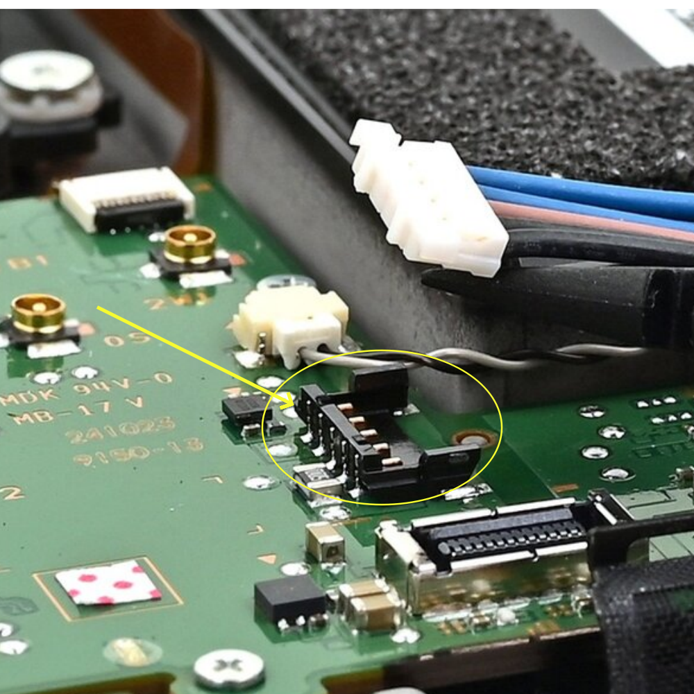 Battery connector socket 5 pin for Nintendo Switch 2 motherboard internal replacement | ZedLabz