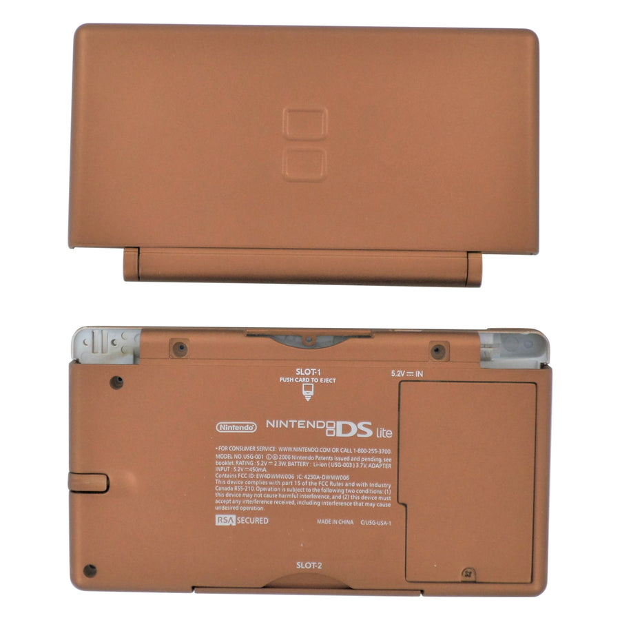 Full housing shell for Nintendo DS Lite console complete casing repair kit replacement - Copper | ZedLabz