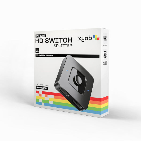 HDMI 2 port bi-directional switch & splitter 4K 60Hz | XYAB