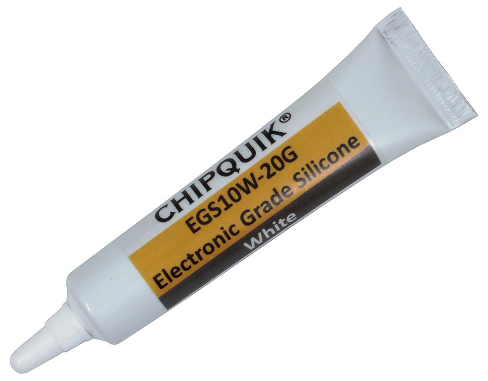 Electronics grade silicone adhesive sealant EGS10W - 20g White | Chip Quik