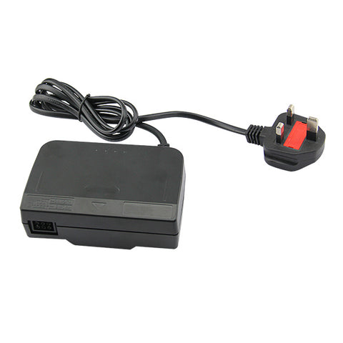 Power supply for N64 Nintendo 64 console adapter lead UK plug NUS-002 replacement - Black | ZedLabz