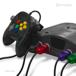 Fleet Admiral premium wired mini controller for Nintendo 64 [N64] - Cosmic black | Hyperkin