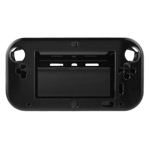 Hybrid case for Wii U Nintendo gamepad console aluminium protective hard cover - Black | ZedLabz
