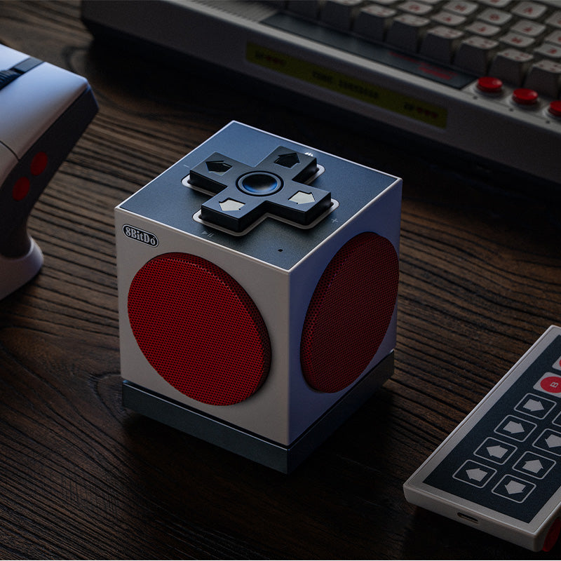 Retro Cube 2 Bluetooth speaker with charging dock - N Edition | 8BitDo