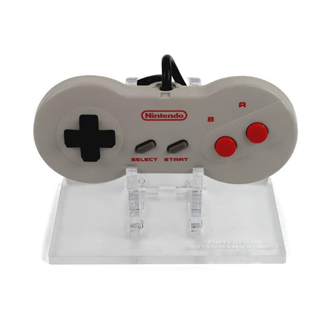 Display stand for Nintendo NES 'Dog Bone' controller - Frosted Clear | Rose Colored Gaming