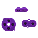 Conductive Silicone Button Contacts Kit For Nintendo Game Boy Color - Purple | ZedLabz