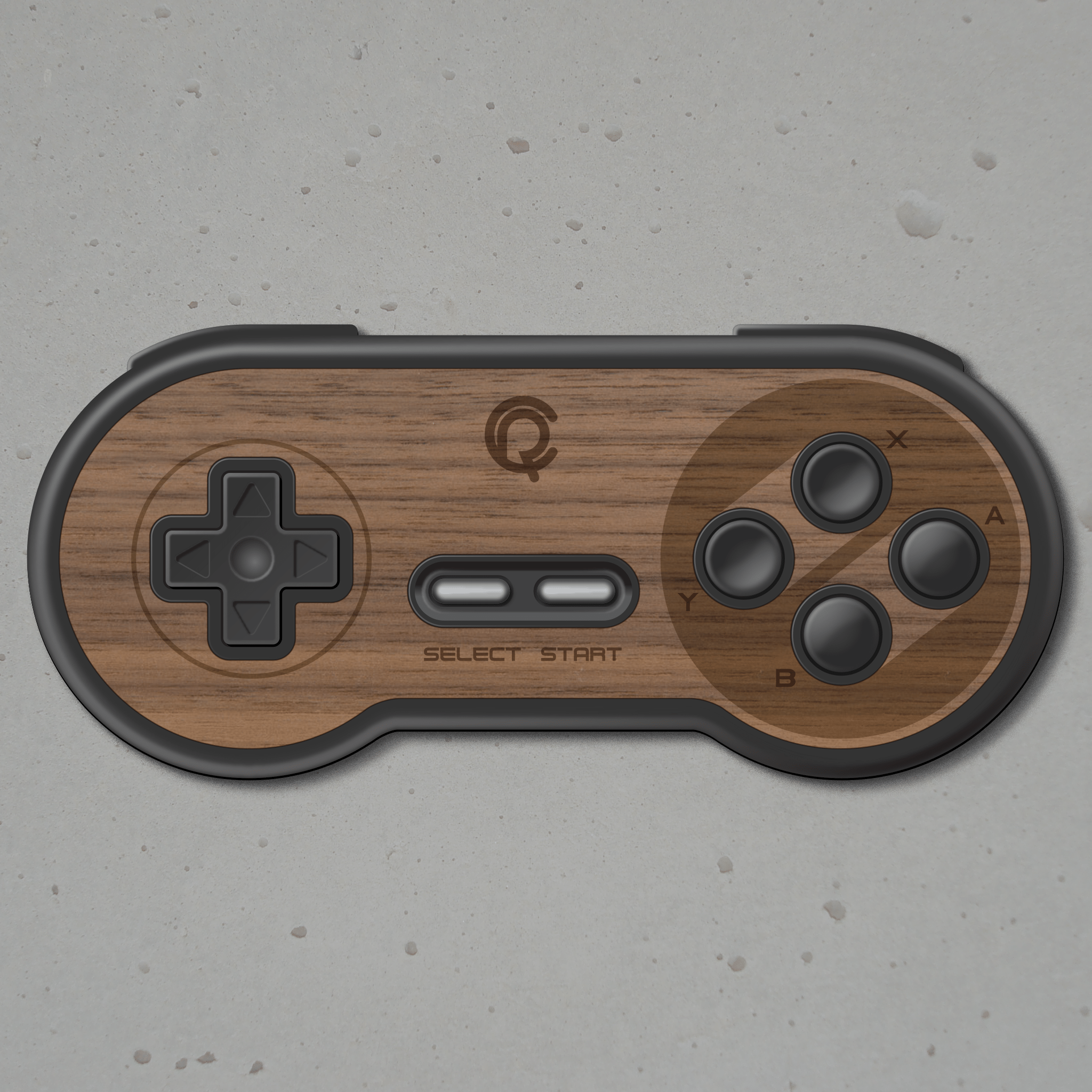 Real wood veneer kit for 8bitDo SN30 SNES wireless controller | Rose Colored Gaming - 14