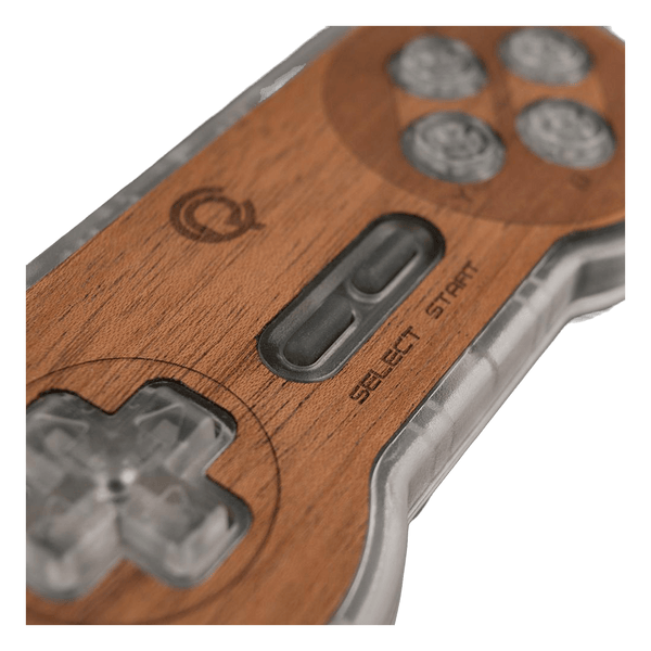 Real wood veneer kit for 8bitDo SN30 SNES wireless controller | Rose Colored Gaming