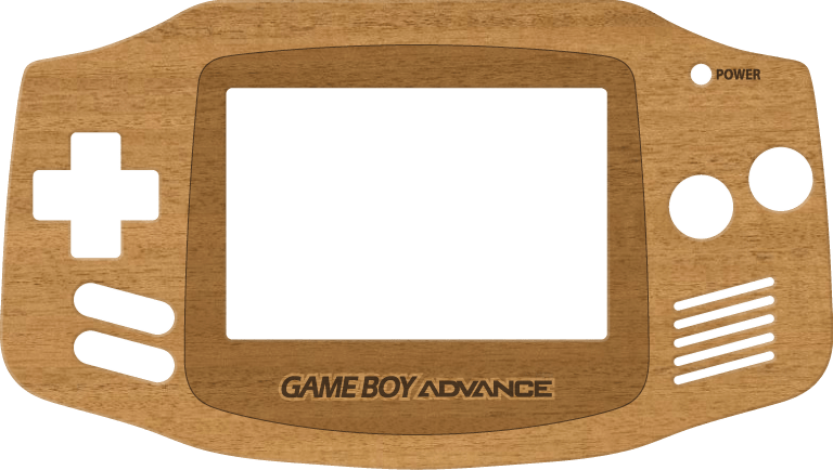 Real wood veneer kit for Nintendo Game Boy Advance console (GBA) | Rose Colored Gaming - 5