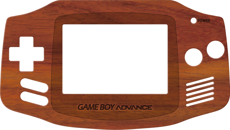 Real wood veneer kit for Nintendo Game Boy Advance console (GBA) | Rose Colored Gaming - 4