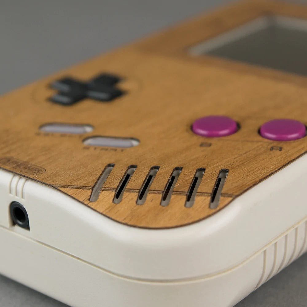 Real wood veneer kit for Nintendo Game Boy DMG - 01 Original handheld console self adhesive | Rose Colored Gaming - 3