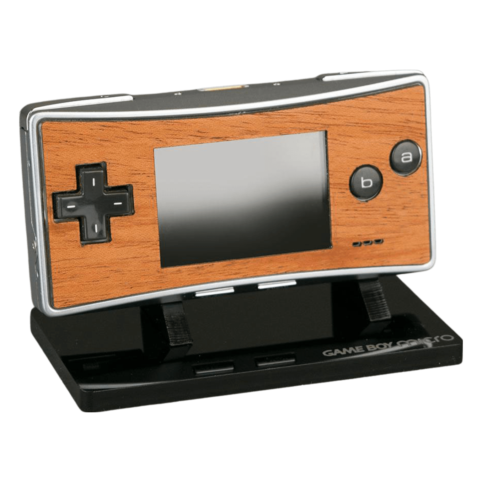 Real wood veneer kit for Nintendo Game Boy Micro console - Mahogany | Rose Colored Gaming - 3