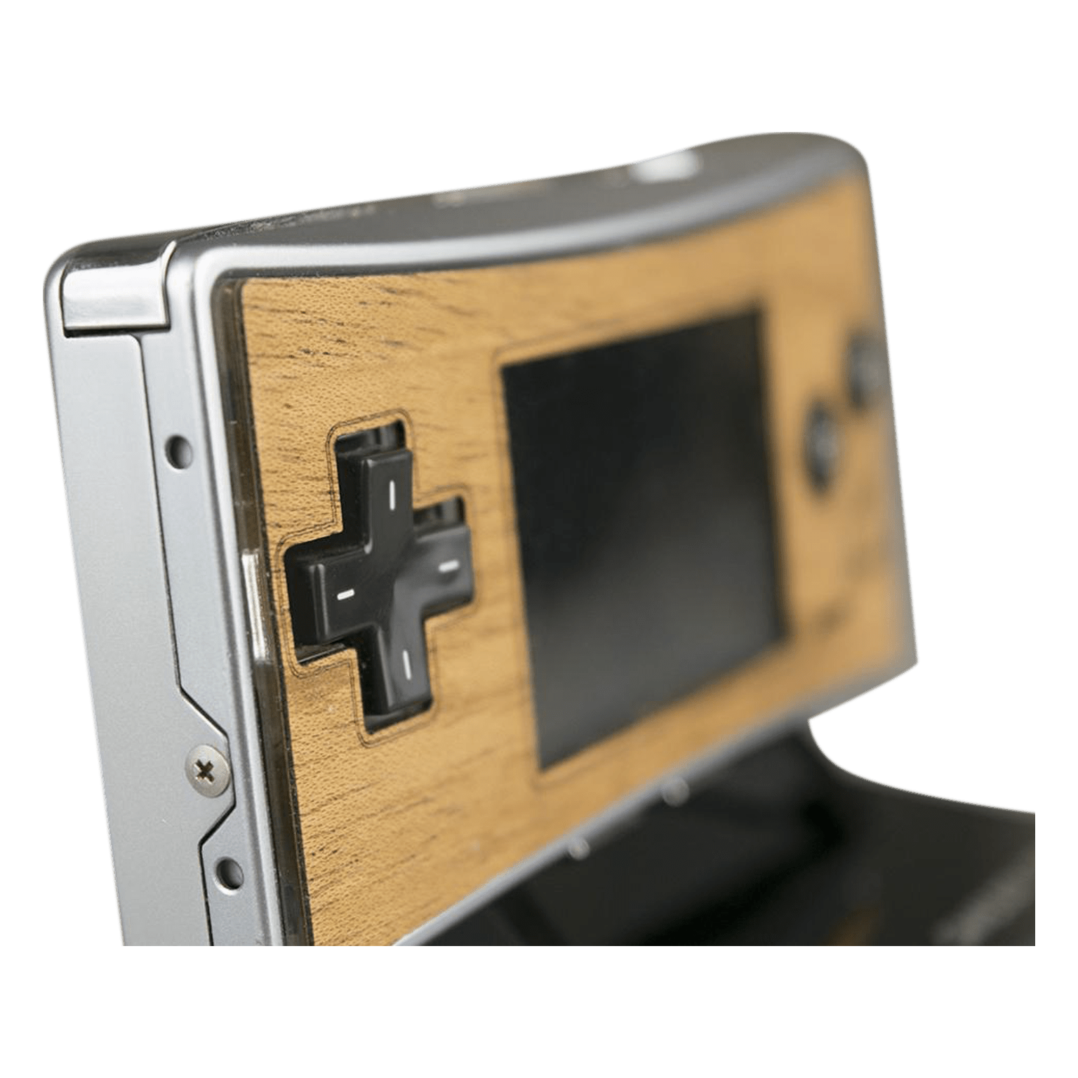 Real wood veneer kit for Nintendo Game Boy Micro console - Mahogany Zelda Mystique Edition | Rose Colored Gaming - 4