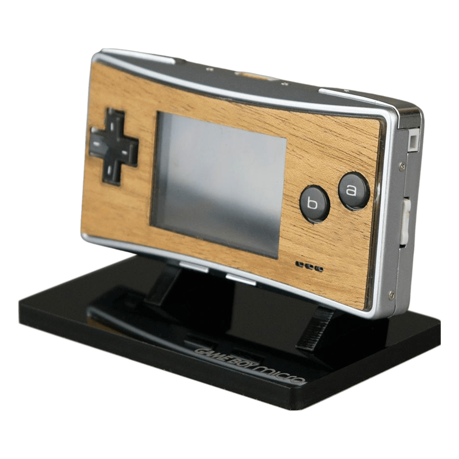 Real wood veneer kit for Nintendo Game Boy Micro console - Walnut | Rose Colored Gaming - 2