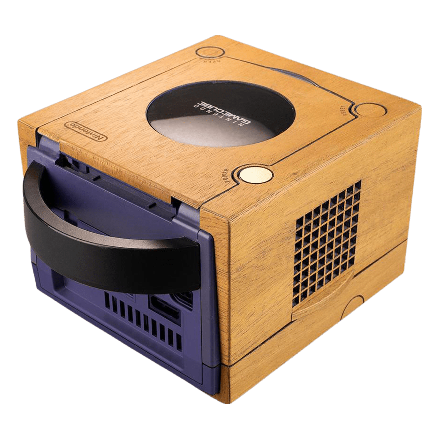 Real wood veneer kit for Nintendo GameCube console | Rose Colored Gaming - 8