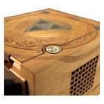 Real wood veneer kit for Nintendo GameCube console - Zelda KoroKube Edition **PRE - ORDER** | Rose Colored Gaming - 6