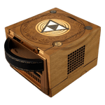 Real wood veneer kit for Nintendo GameCube console - Zelda KoroKube Edition **PRE - ORDER** | Rose Colored Gaming - 3