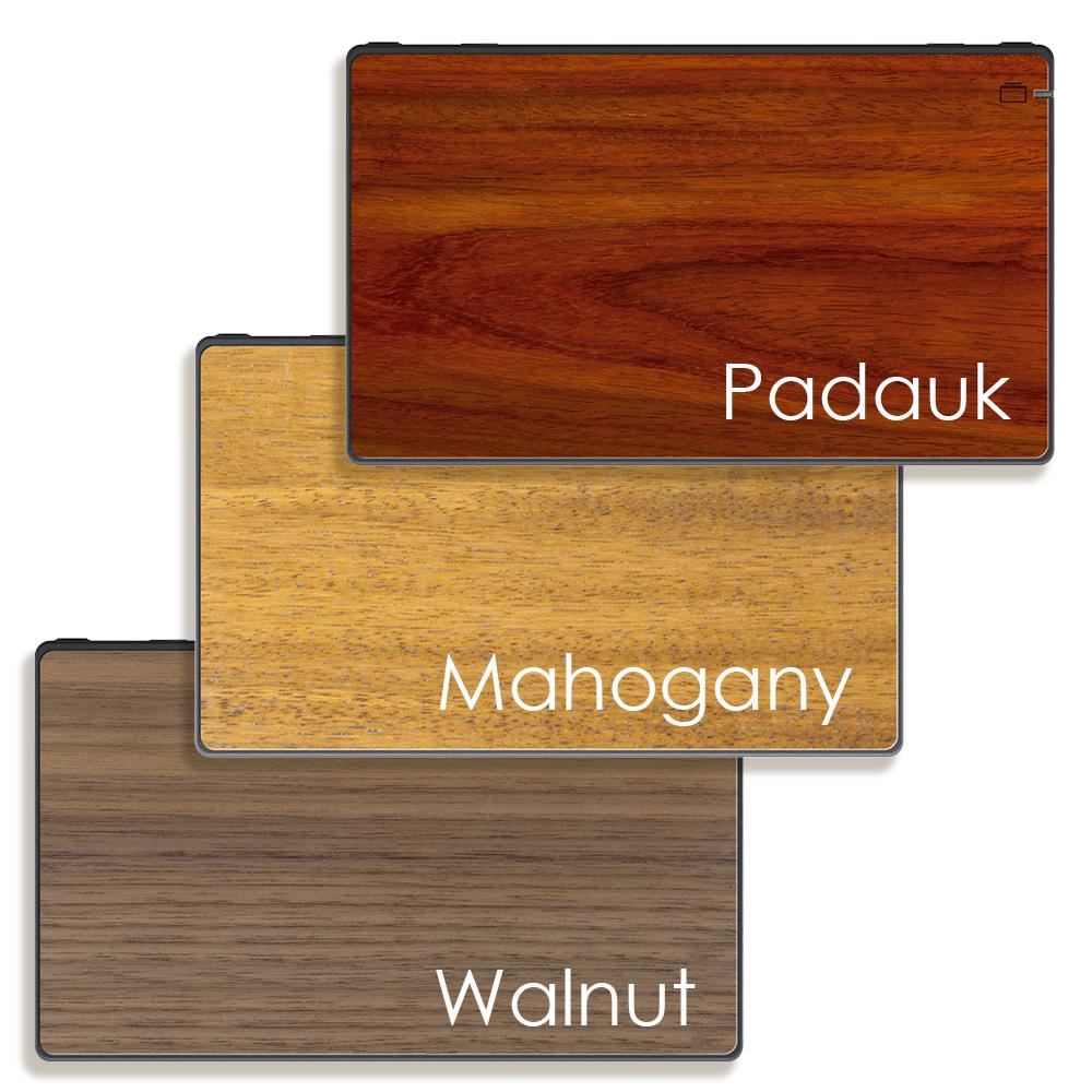 Real wood veneer kit for Nintendo Switch console dock self adhesive - walnut | Rose Colored Gaming - 4
