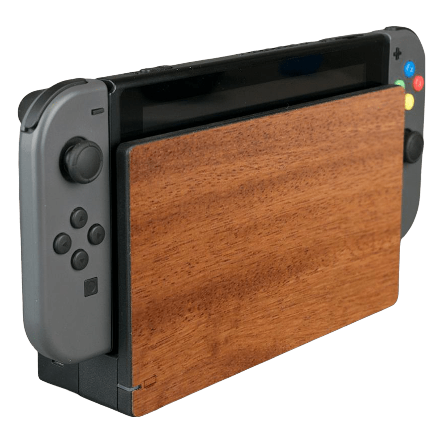 Real wood veneer kit for Nintendo Switch console dock self adhesive - walnut | Rose Colored Gaming - 2