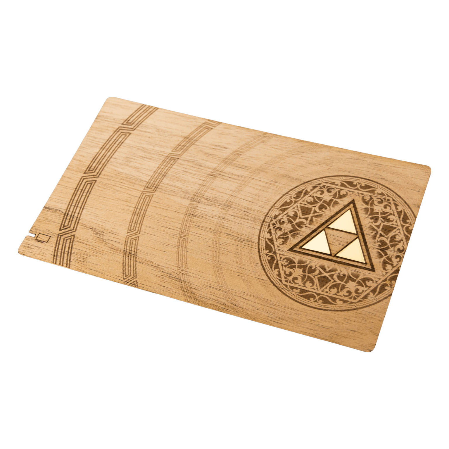 Real wood veneer kit for Nintendo Switch console dock self adhesive - Zelda themed | Rose Colored Gaming - 4