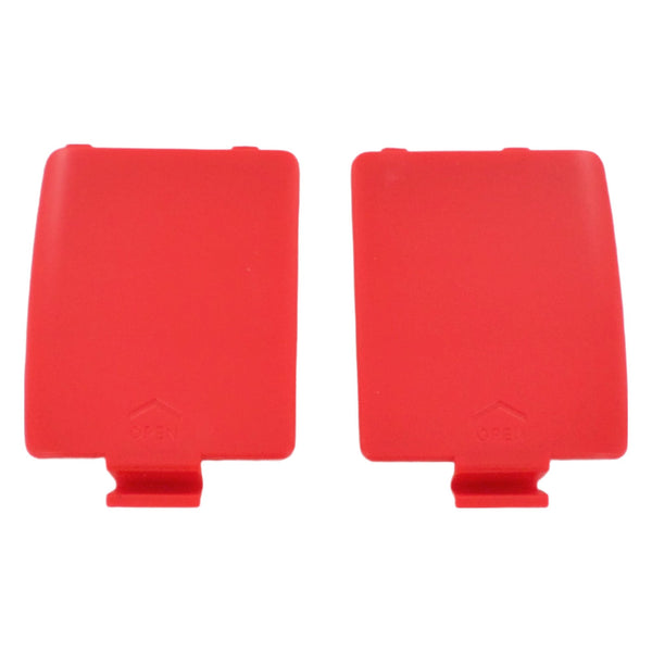 Refurbed Left & Right Battery Cover Set For Sega Game Gear - Red | ZedLabz
