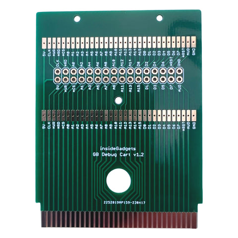 Debug cart for Nintendo Game Boy 32 pin PCB V1.2 | insideGadgets