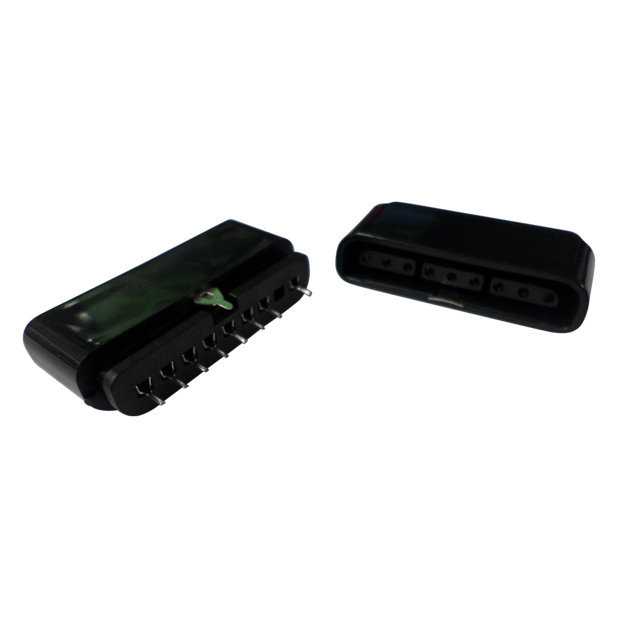 Replacement 8 pin female controller connector port for PS2 console Sony Playstation 2 - 2 pack black | ZedLabz - 1