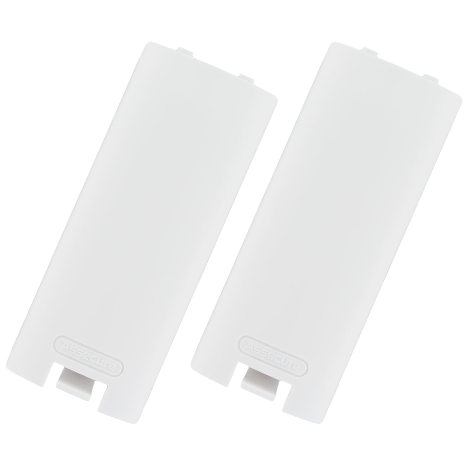 Replacement Battery Cover For Nintendo Wii Remote Controller - 2 Pack White | ZedLabz - 1