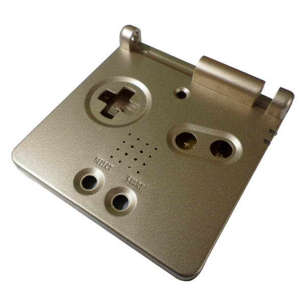Replacement bottom housing shell & battery cover for Nintendo Game Boy Advance SP GBA - Starlight Gold | ZedLabz