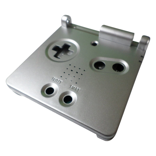Replacement bottom housing shell for Nintendo Game Boy Advance SP GBA with battery cover - Silver | ZedLabz