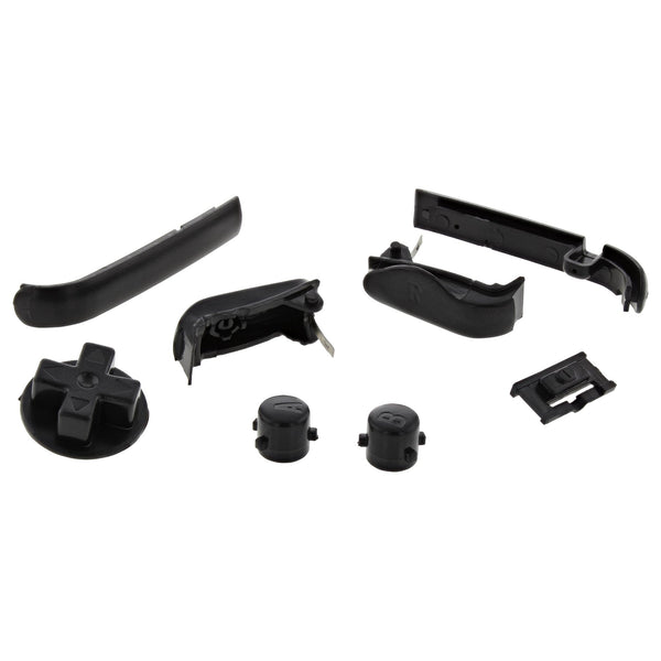  Replacement Button Set For Nintendo Game Boy Advance - Black | ZedLabz