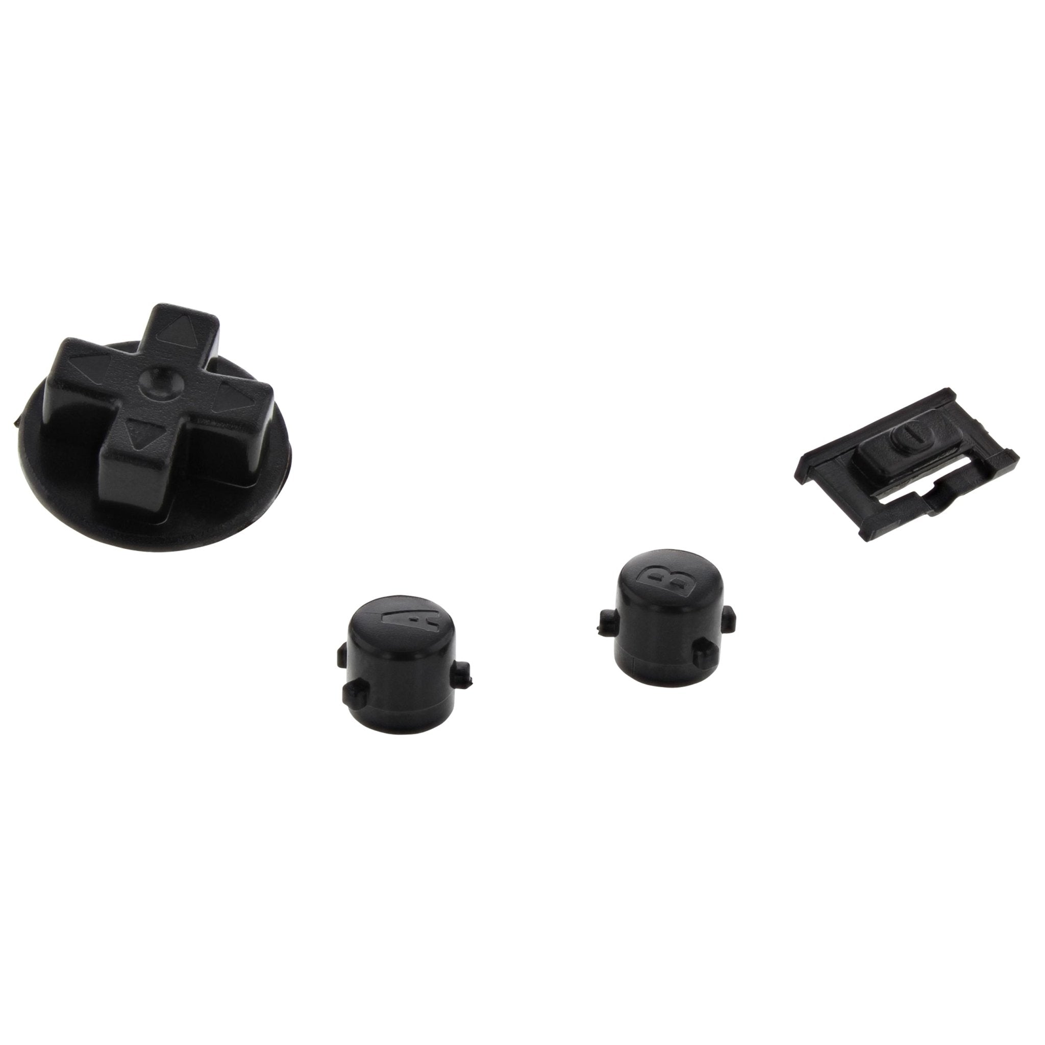 Replacement Button Set For Nintendo Game Boy Advance - Black | ZedLabz - 1
