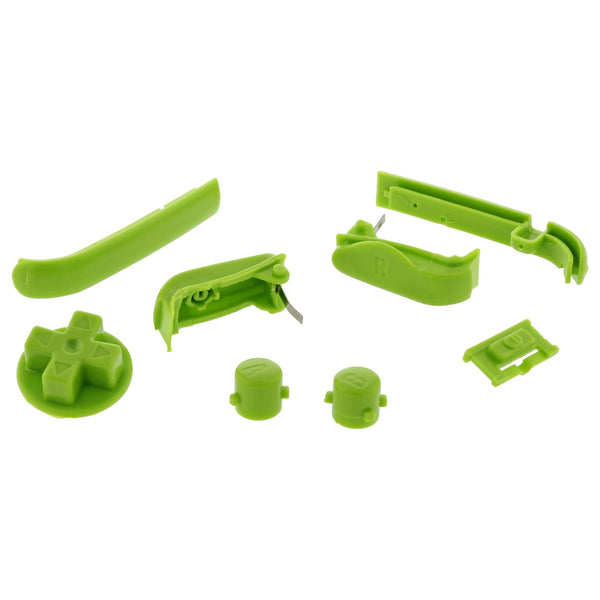  Replacement Button Set For Nintendo Game Boy Advance - Green | ZedLabz