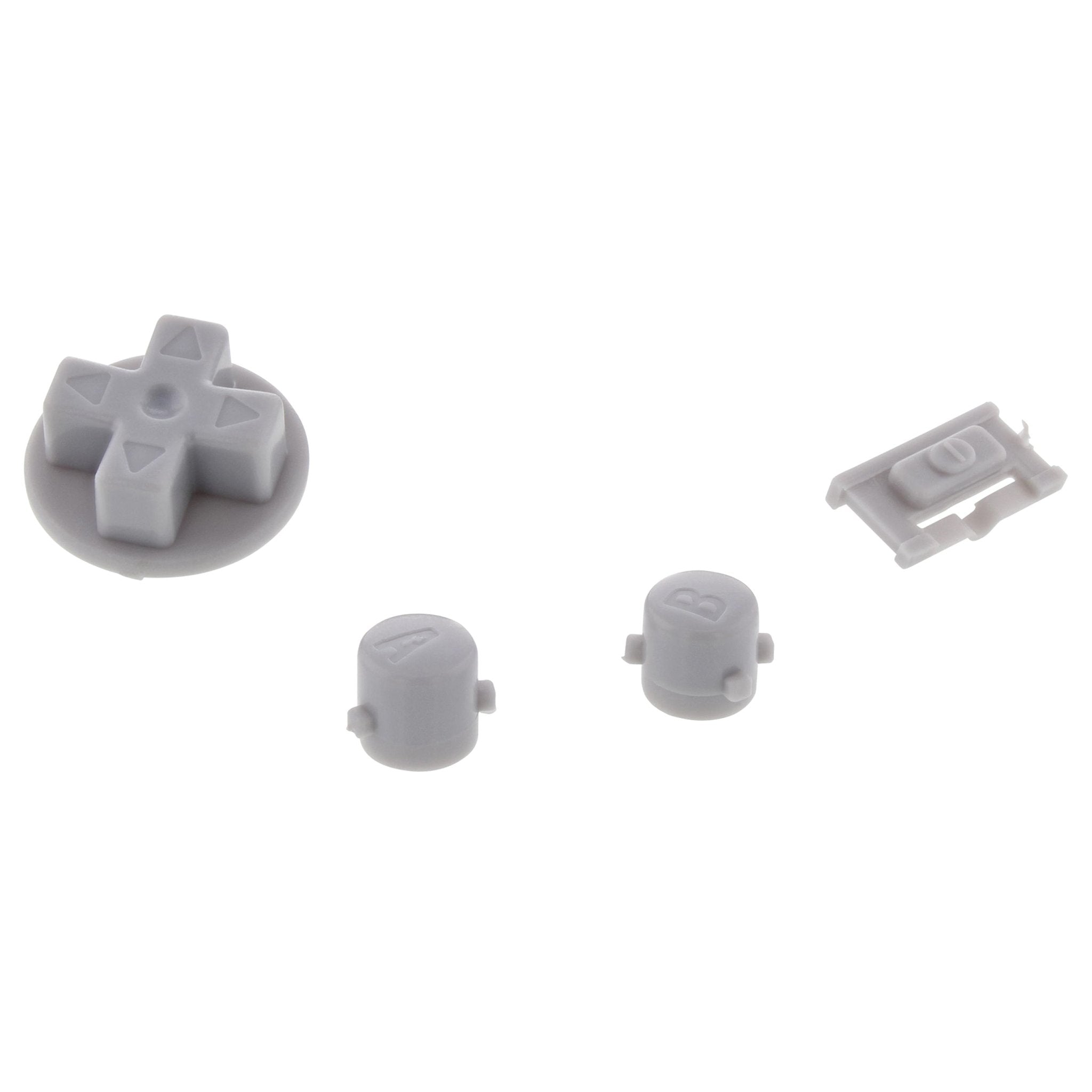 Replacement Button Set For Nintendo Game Boy Advance - Grey | ZedLabz - 1