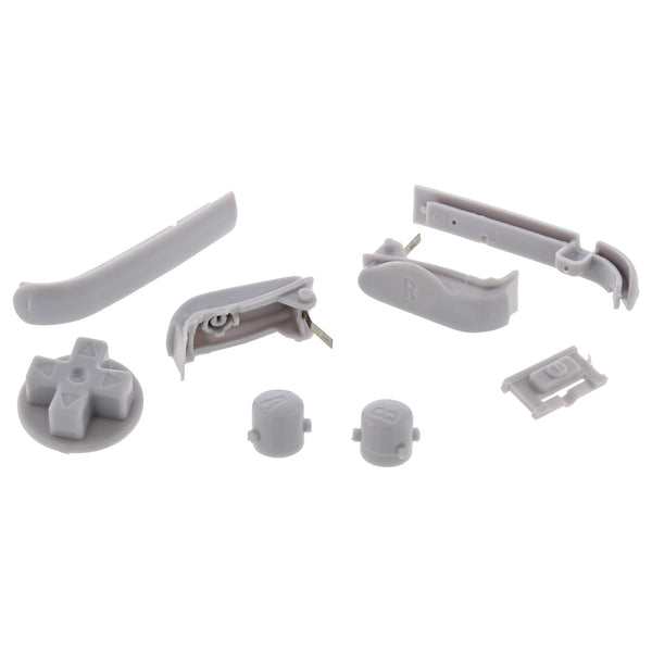  Replacement Button Set For Nintendo Game Boy Advance - Grey | ZedLabz