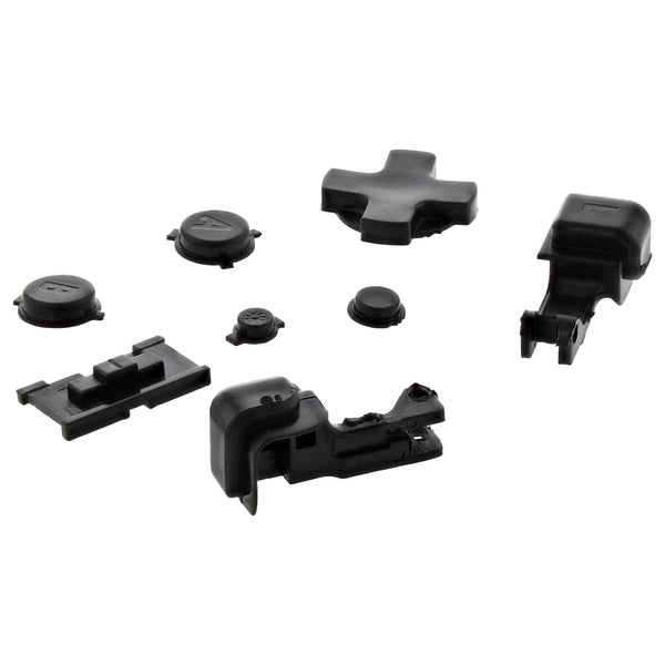 Replacement Button Set For Nintendo Game Boy Advance SP - Black | ZedLabz