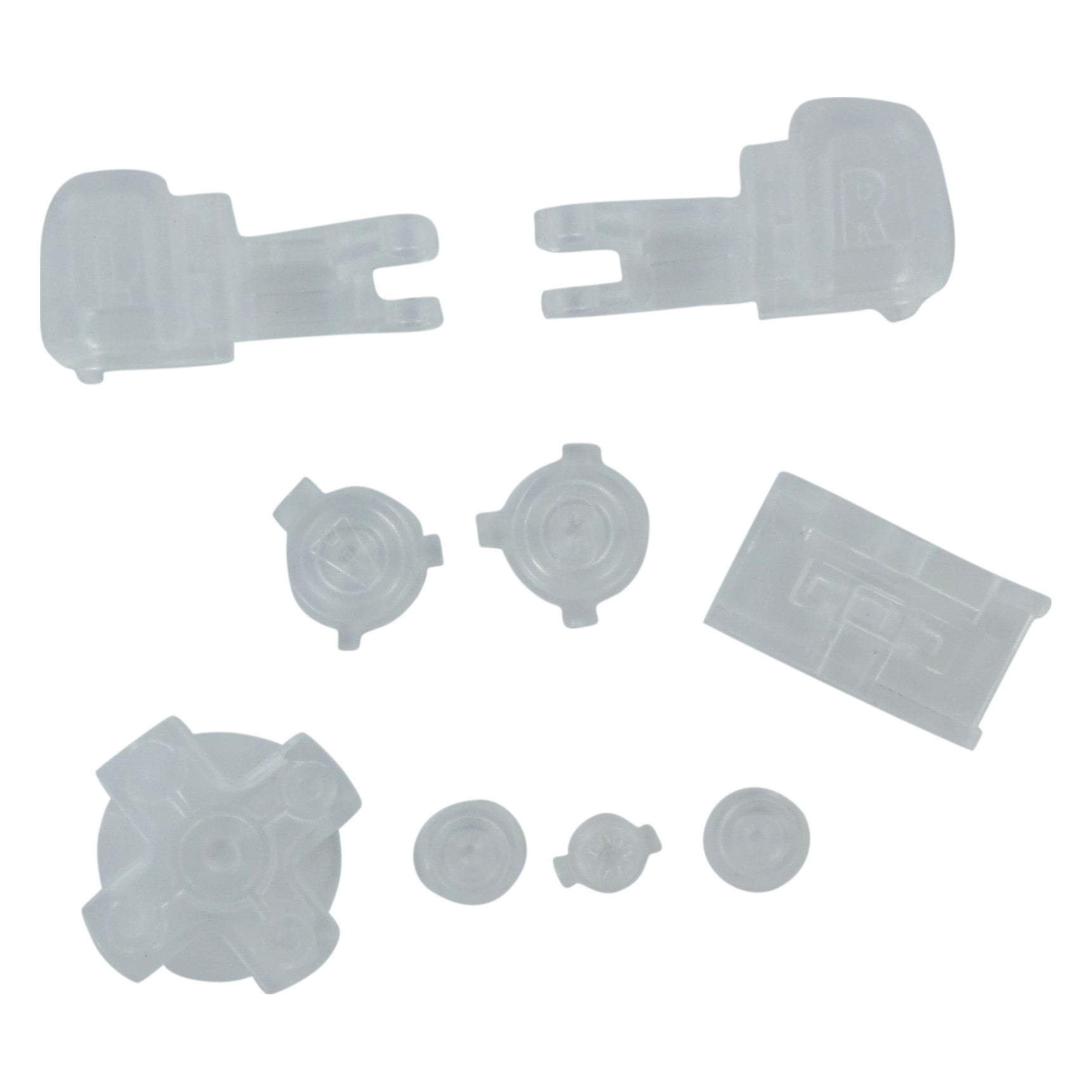 Replacement Button Set For Nintendo Game Boy Advance SP - Clear | ZedLabz - 1
