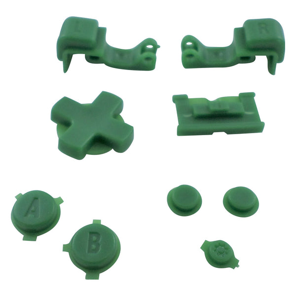  Replacement Button Set For Nintendo Game Boy Advance SP - Forest Green | ZedLabz