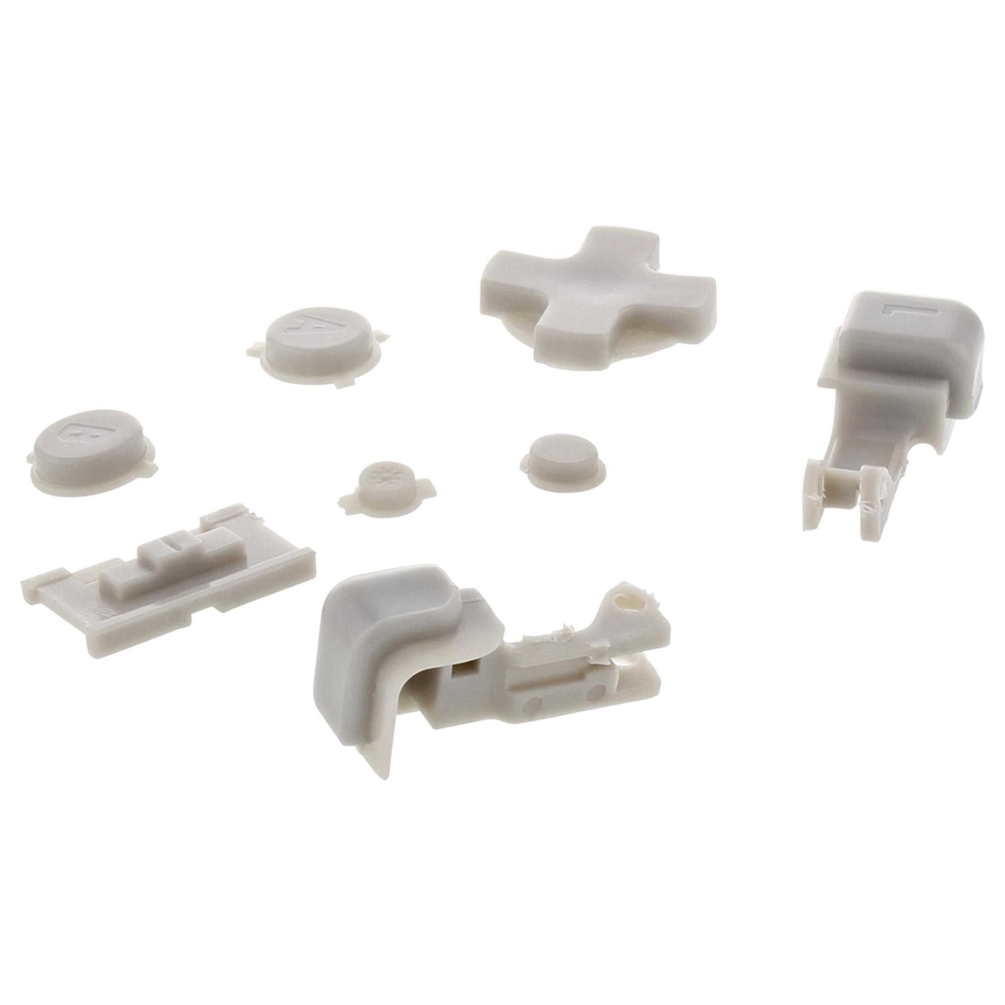 Replacement Button Set For Nintendo Game Boy Advance SP - Grey | ZedLabz - 2