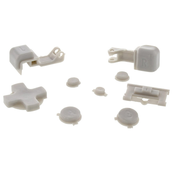 Replacement Button Set For Nintendo Game Boy Advance SP - Grey | ZedLabz