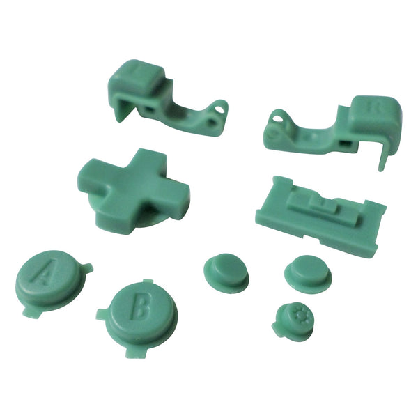  Replacement Button Set For Nintendo Game Boy Advance SP - Jungle Green | ZedLabz
