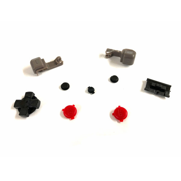 Replacement Button Set For Nintendo Game Boy Advance SP - NES Edition | ZedLabz