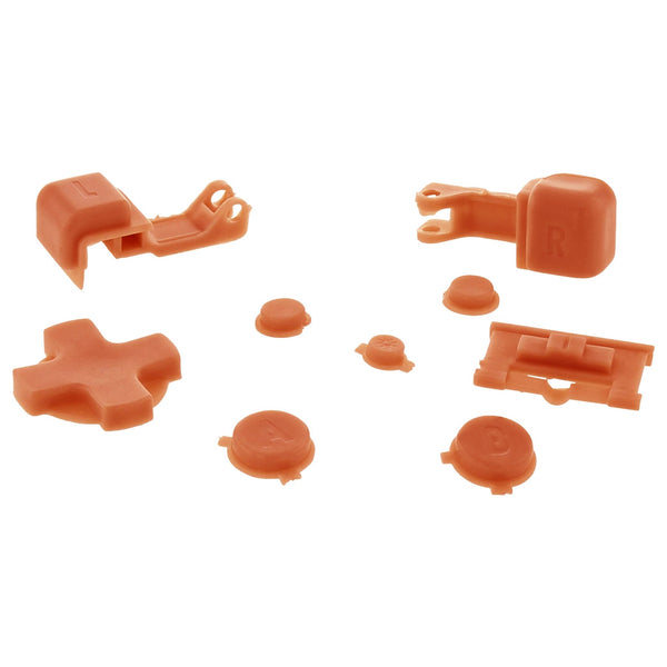 Replacement Button Set For Nintendo Game Boy Advance SP - Orange | ZedLabz
