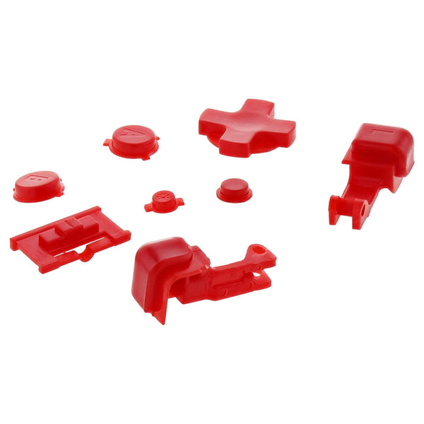 Replacement Button Set For Nintendo Game Boy Advance SP - Red | ZedLabz