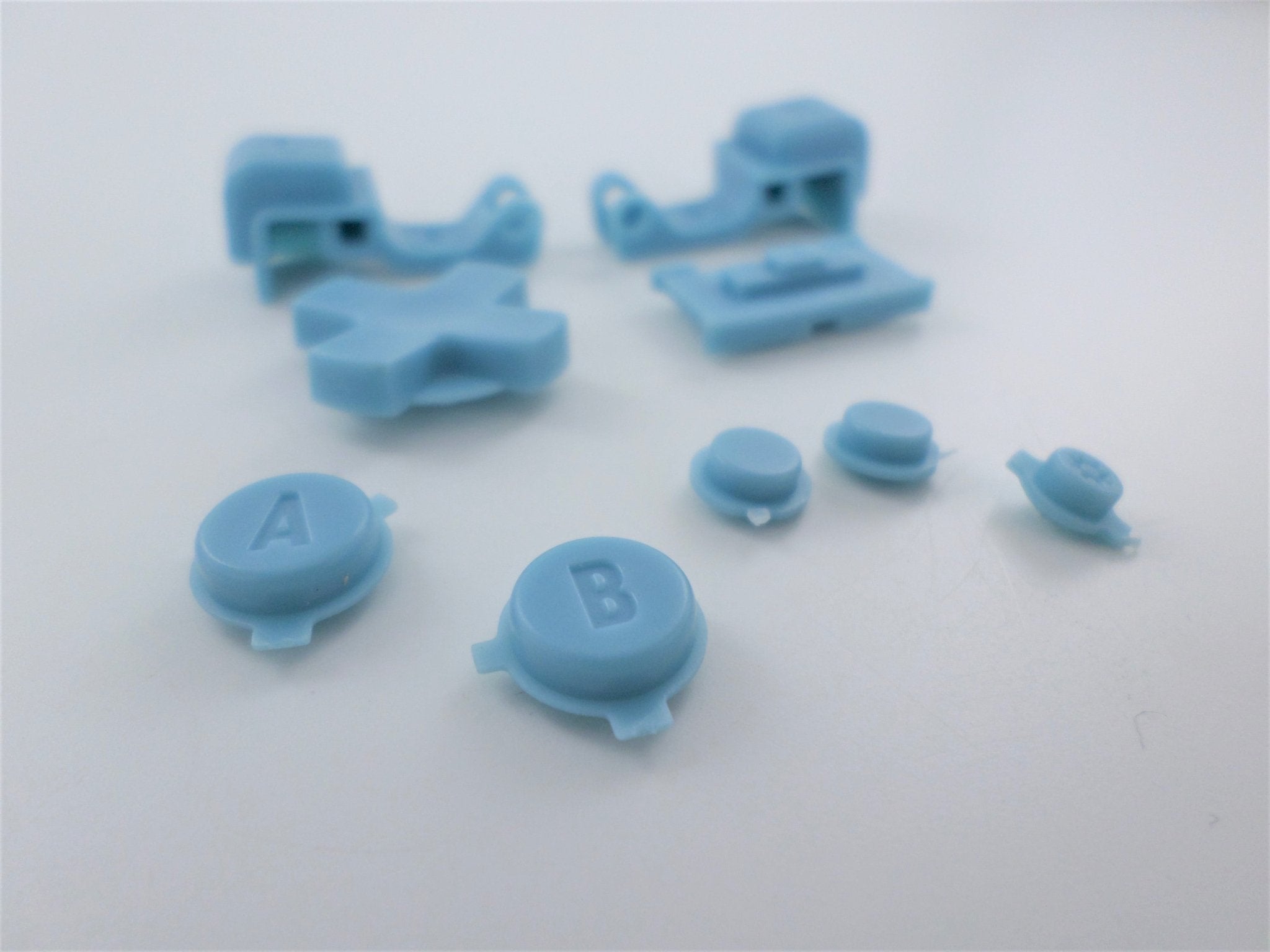 Replacement Button Set For Nintendo Game Boy Advance SP - Sky Blue | ZedLabz - 3
