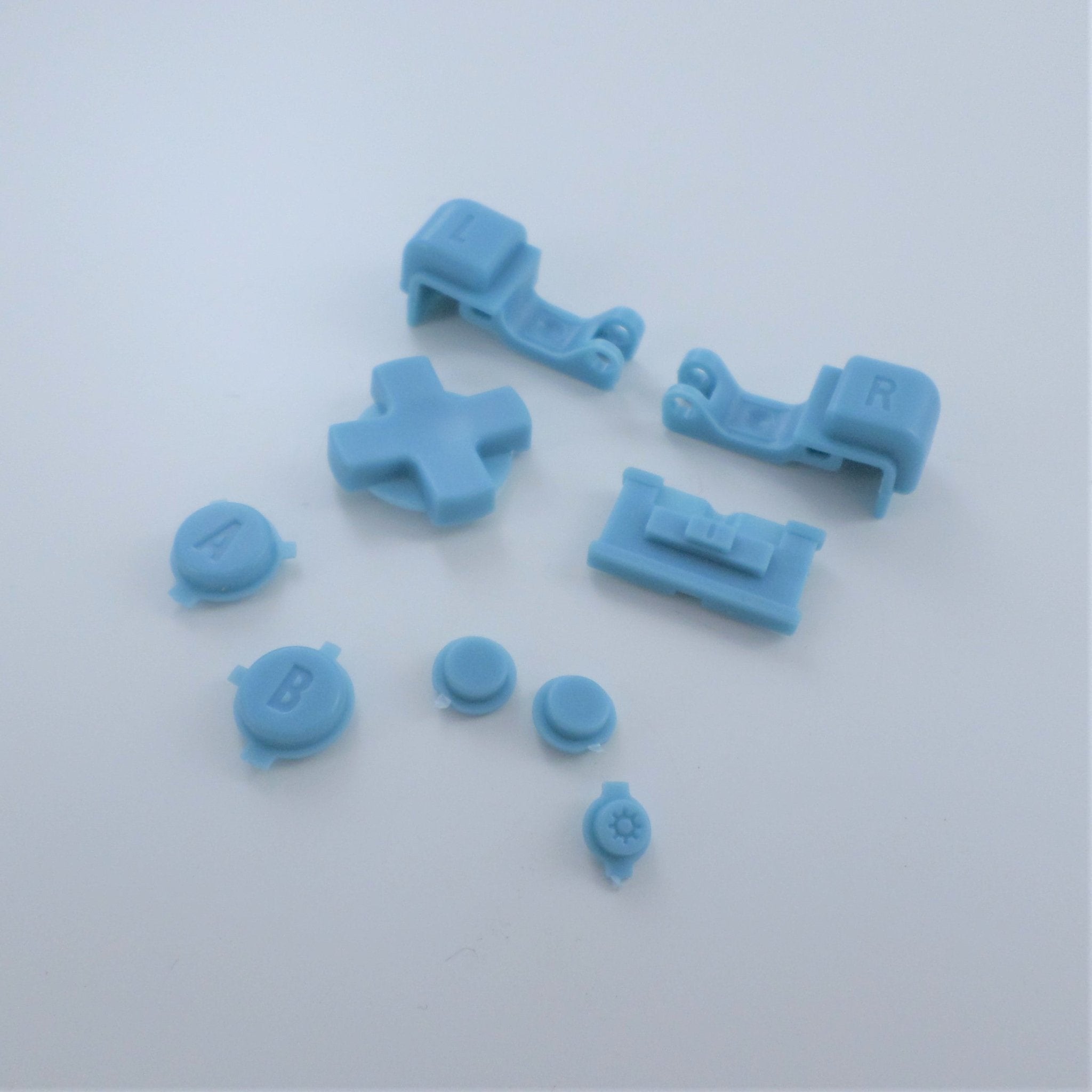 Replacement Button Set For Nintendo Game Boy Advance SP - Sky Blue | ZedLabz - 2