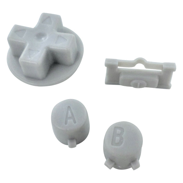 Replacement Button Set For Nintendo Game Boy Color - Light Grey | ZedLabz