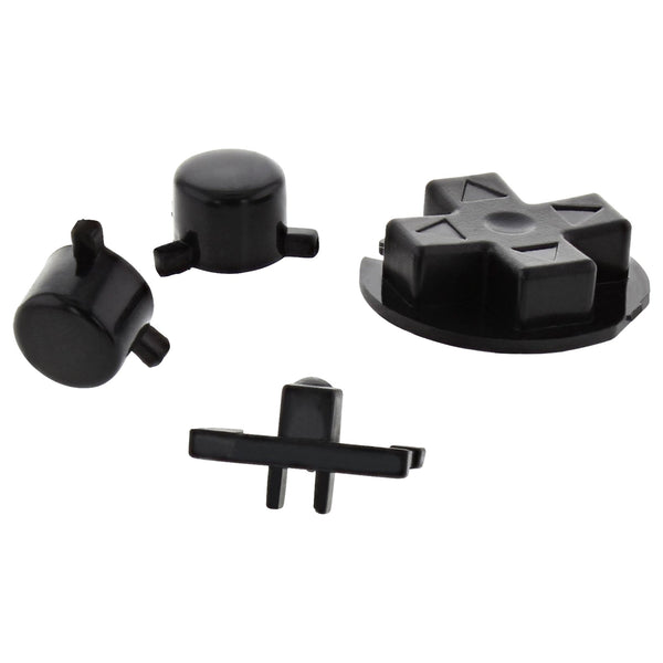 Replacement Button Set For Nintendo Game Boy Pocket - Black | ZedLabz