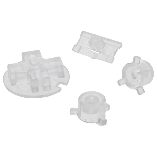 Replacement Button Set For Nintendo Game Boy Pocket - Clear | ZedLabz