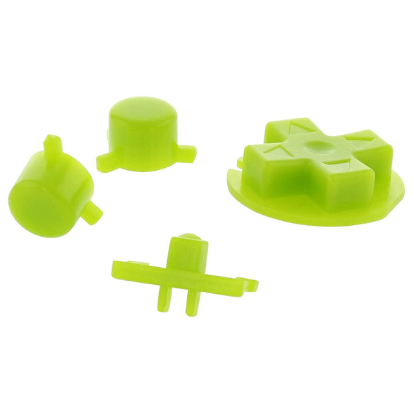 Replacement Button Set For Nintendo Game Boy Pocket - Green | ZedLabz